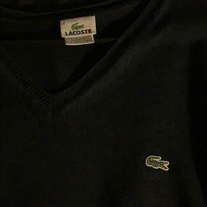 NWOT lacoste v neck sweater